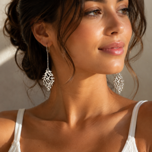rose earrings