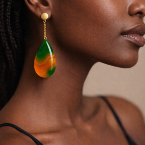 resin earrings