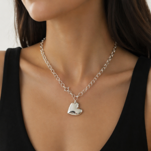 molten heart necklace
