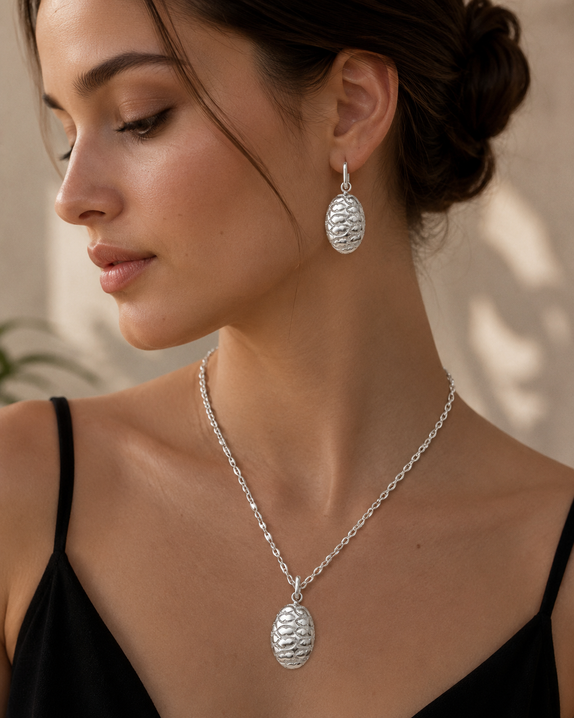 earrings and pendant set earrings and pendant set