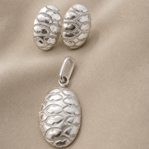 earrings and pendant set