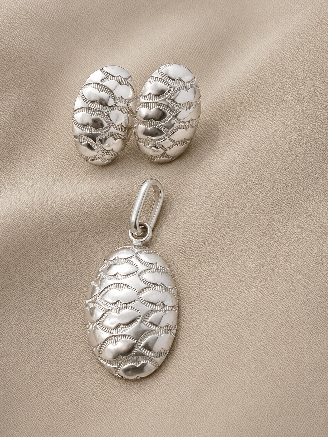 earrings and pendant set earrings and pendant set
